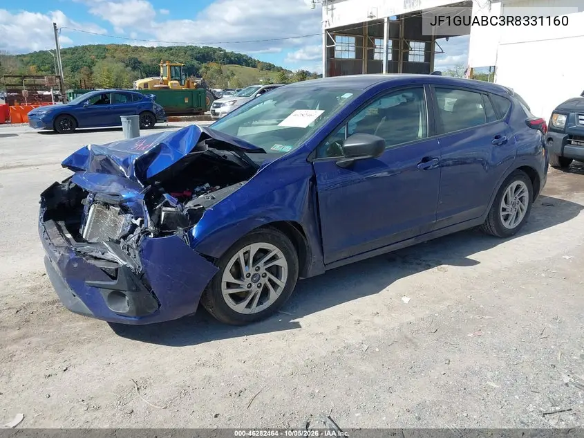 2024 SUBARU IMPREZA VIN JF1GUABC3R8331160 — фото 2