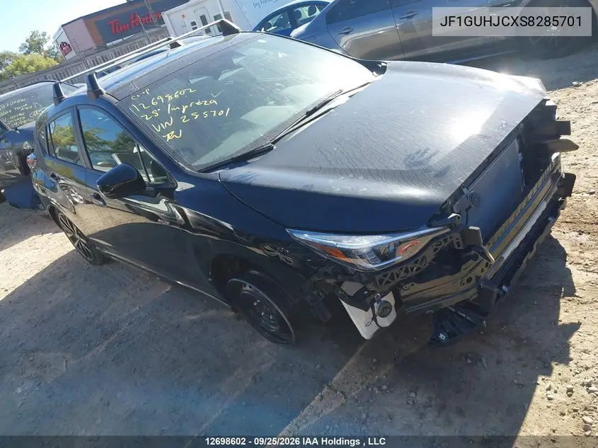 SUBARU IMPREZA 2025, VIN JF1GUHJCXS8285701