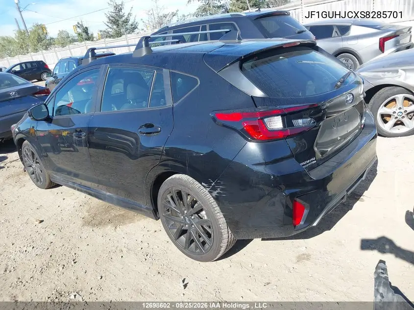 2025 SUBARU IMPREZA VIN JF1GUHJCXS8285701 — фото 3