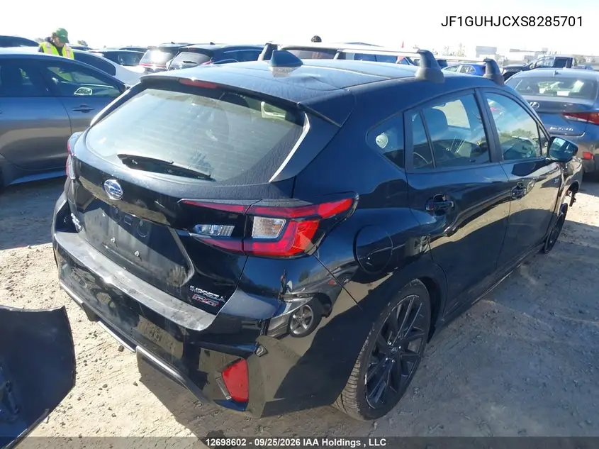 2025 SUBARU IMPREZA VIN JF1GUHJCXS8285701 — фото 4