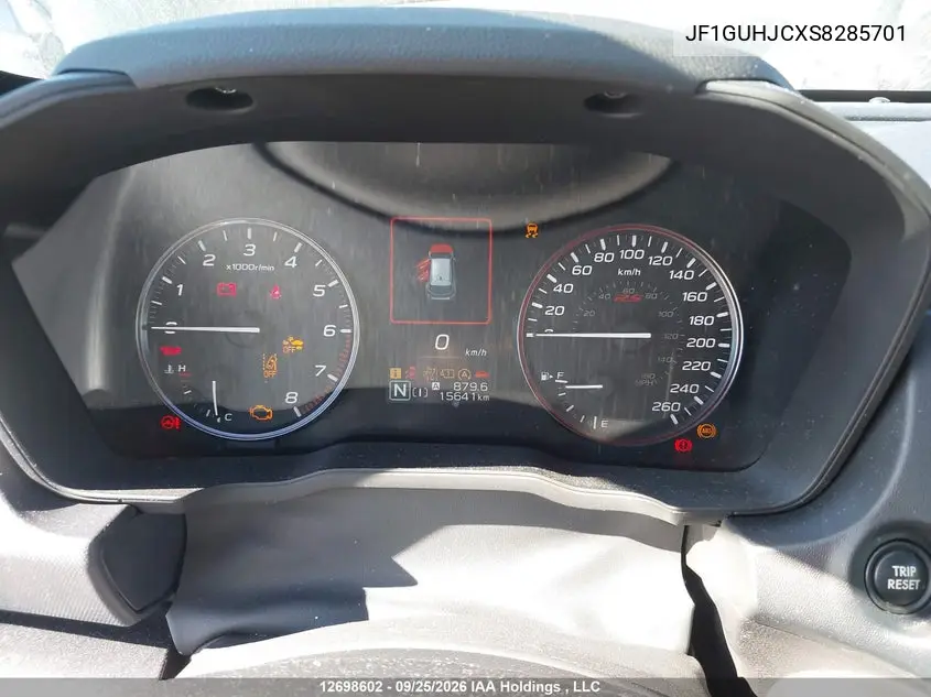 2025 SUBARU IMPREZA VIN JF1GUHJCXS8285701 — фото 7