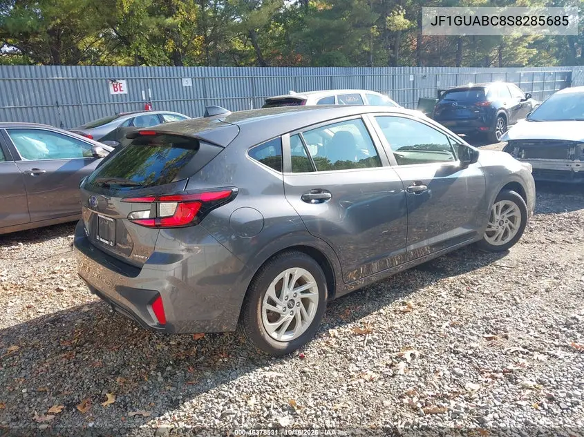 2025 SUBARU IMPREZA VIN JF1GUABC8S8285685 — фото 4