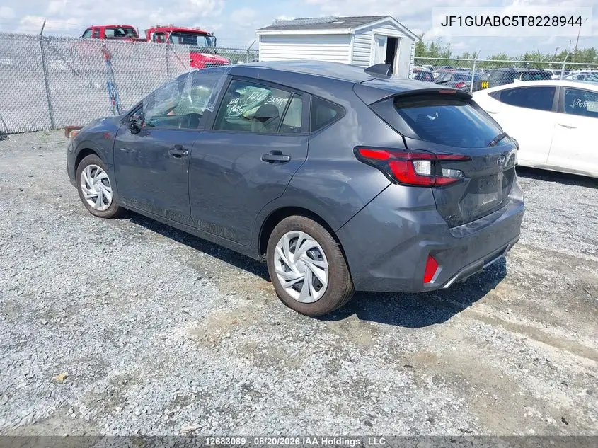 2026 SUBARU IMPREZA VIN JF1GUABC5T8228944 — фото 3