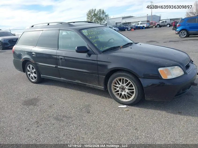 SUBARU LEGACY 2003, VIN 4S3BH635936309897
