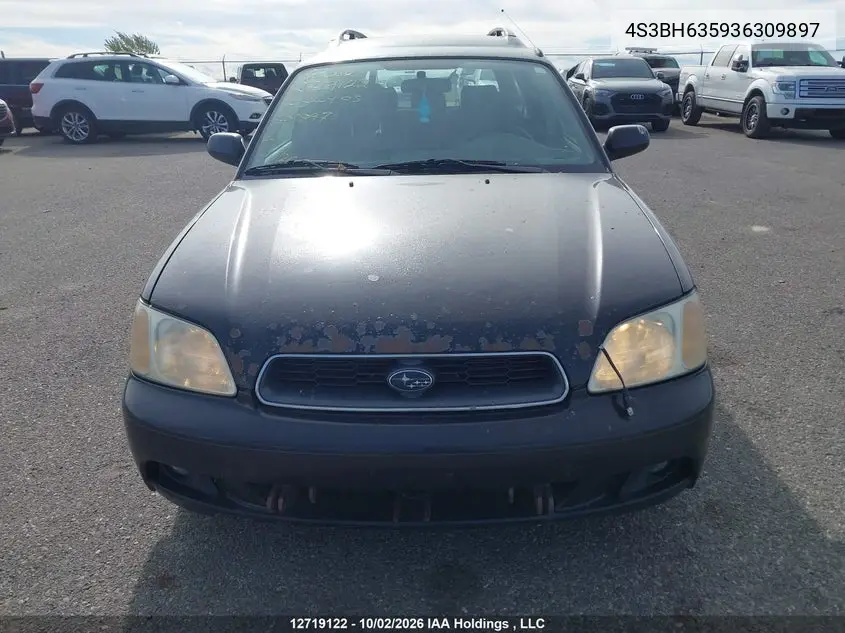 2003 SUBARU LEGACY VIN 4S3BH635936309897 — фото 12