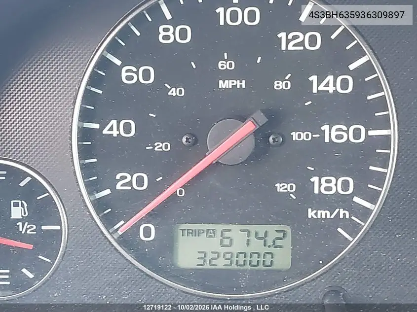 2003 SUBARU LEGACY VIN 4S3BH635936309897 — фото 15