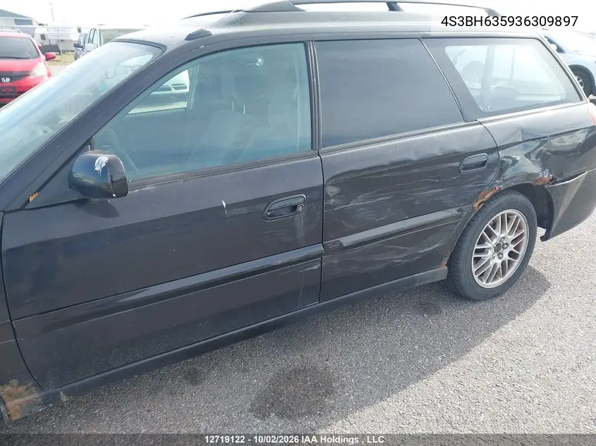 2003 SUBARU LEGACY VIN 4S3BH635936309897 — фото 6