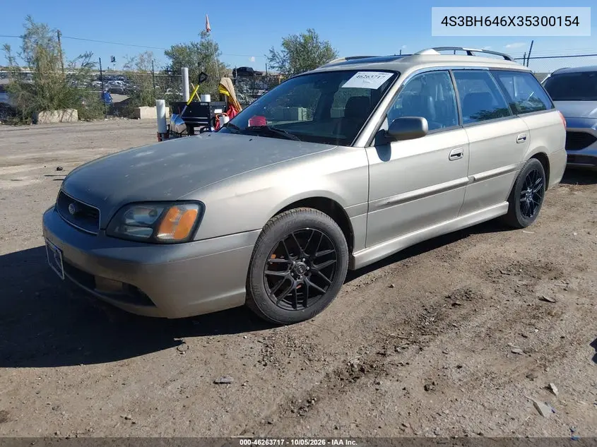 2003 SUBARU LEGACY VIN 4S3BH646X35300154 — фото 2