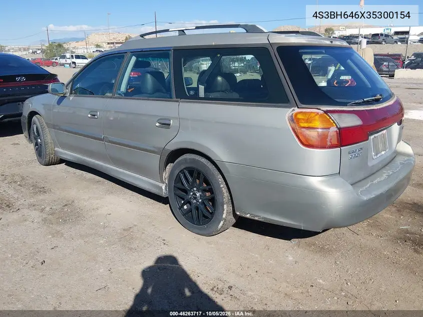 2003 SUBARU LEGACY VIN 4S3BH646X35300154 — фото 3