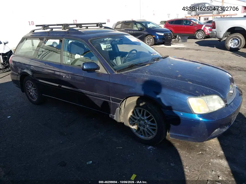 SUBARU LEGACY 2004, VIN 4S3BH625047302706
