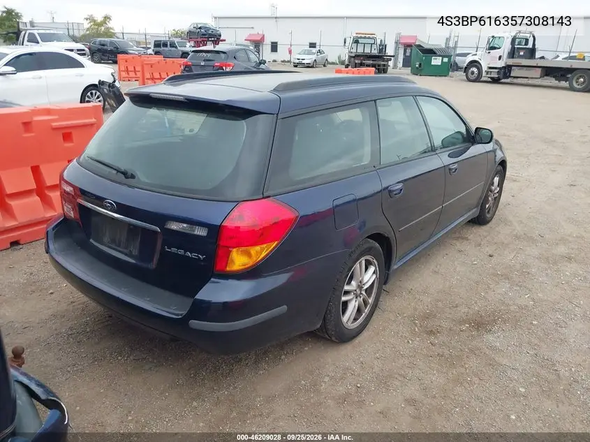 2005 SUBARU LEGACY VIN 4S3BP616357308143 — фото 4