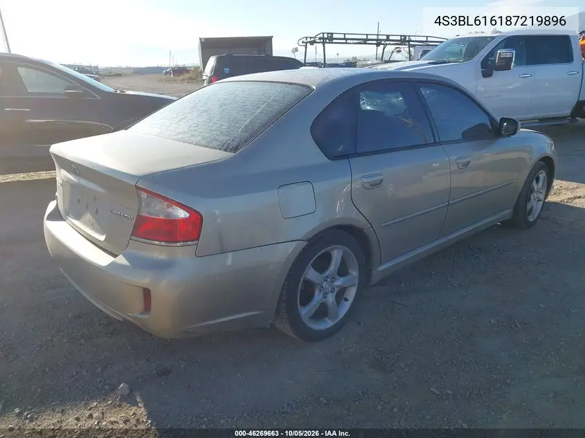 2008 SUBARU LEGACY VIN 4S3BL616187219896 — фото 4