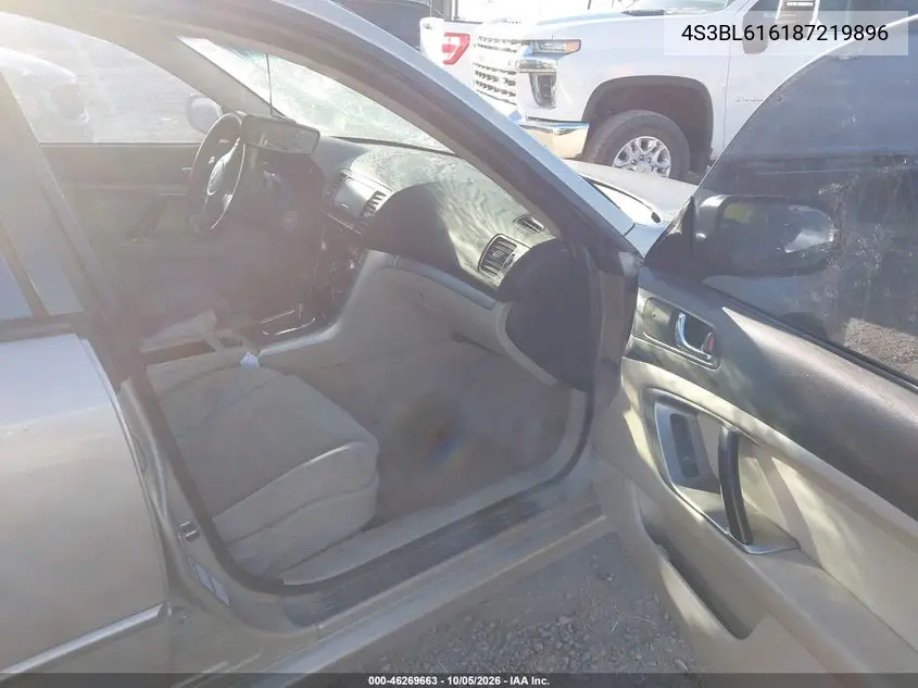 2008 SUBARU LEGACY VIN 4S3BL616187219896 — фото 5