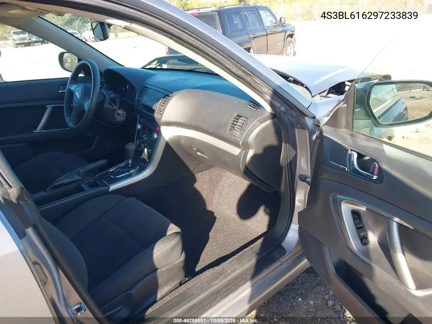 2009 SUBARU LEGACY VIN 4S3BL616297233839 — фото 5