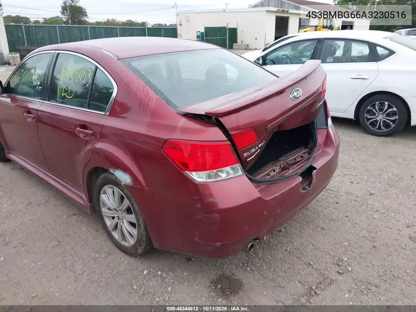 2010 SUBARU LEGACY VIN 4S3BMBG66A3230516 — фото 6