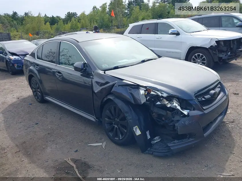 SUBARU LEGACY 2011, VIN 4S3BMBK61B3263254