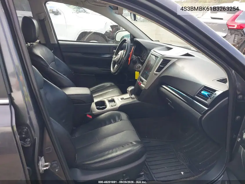 2011 SUBARU LEGACY VIN 4S3BMBK61B3263254 — фото 5