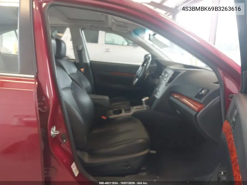 2011 SUBARU LEGACY VIN 4S3BMBK69B3263616 — фото 5