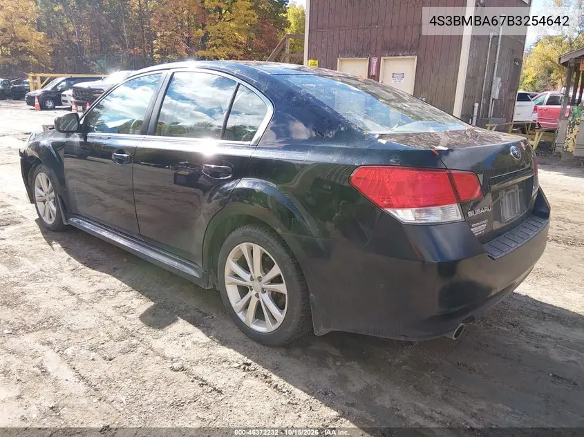 2011 SUBARU LEGACY VIN 4S3BMBA67B3254642 — фото 3