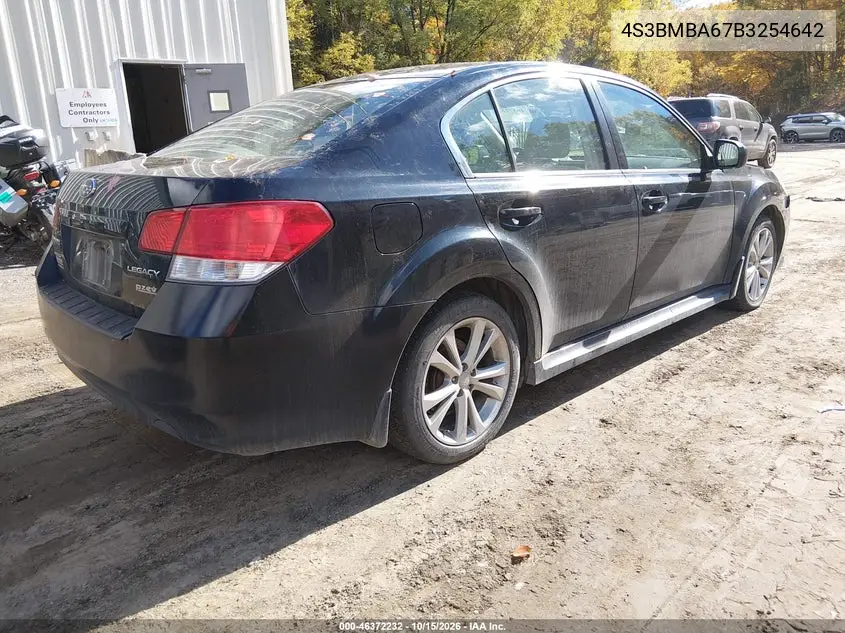 2011 SUBARU LEGACY VIN 4S3BMBA67B3254642 — фото 4