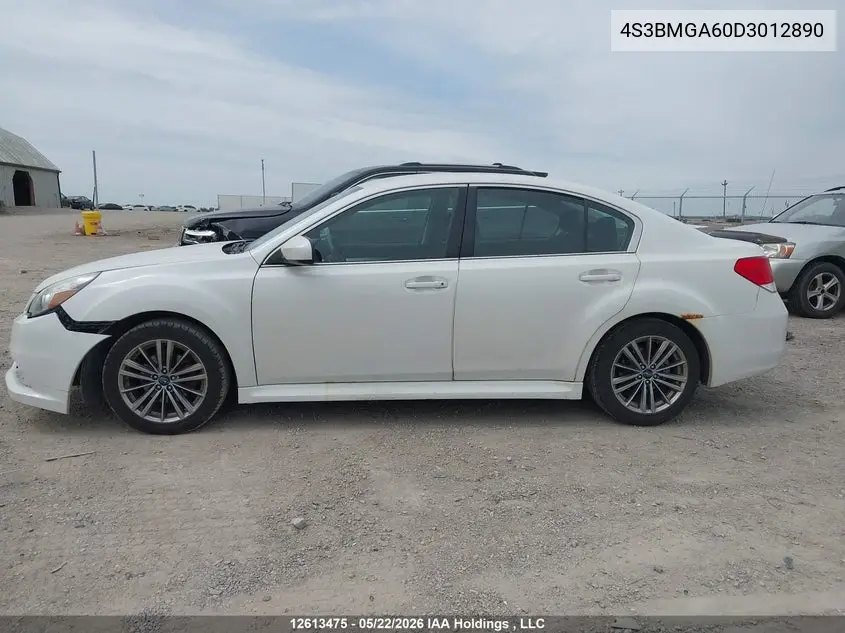 2013 SUBARU LEGACY VIN 4S3BMGA60D3012890 — фото 13