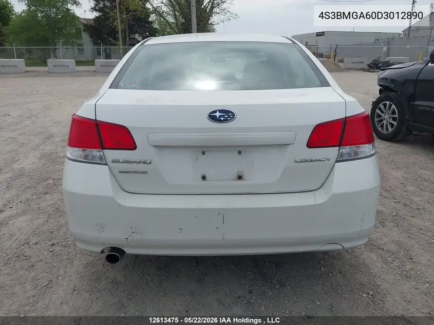 2013 SUBARU LEGACY VIN 4S3BMGA60D3012890 — фото 15