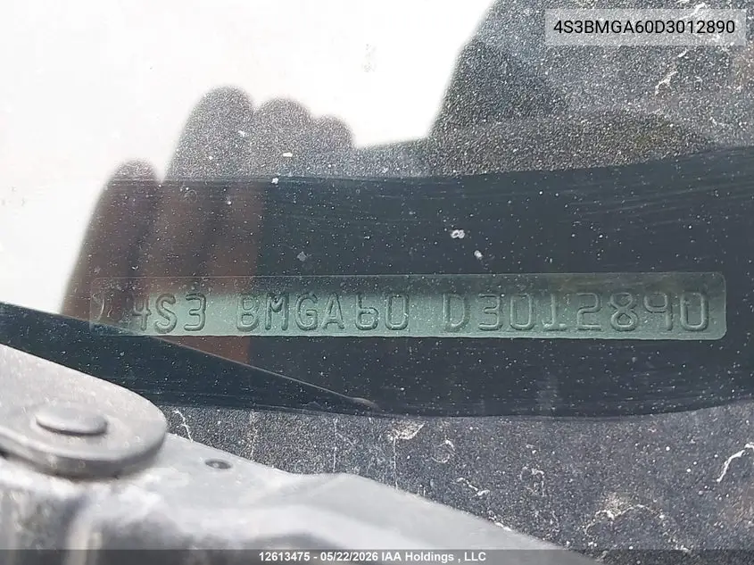 2013 SUBARU LEGACY VIN 4S3BMGA60D3012890 — фото 17