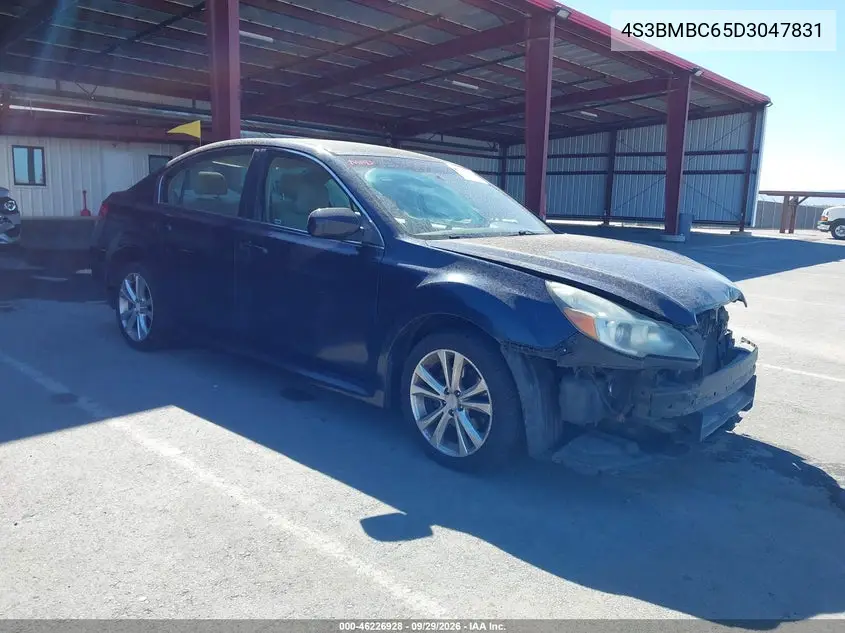 SUBARU LEGACY 2013, VIN 4S3BMBC65D3047831