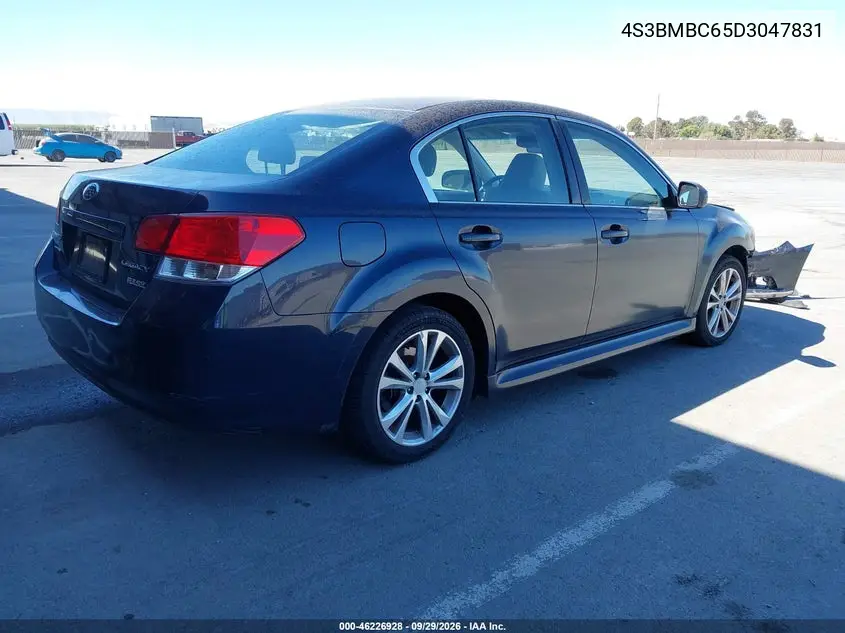 2013 SUBARU LEGACY VIN 4S3BMBC65D3047831 — фото 4
