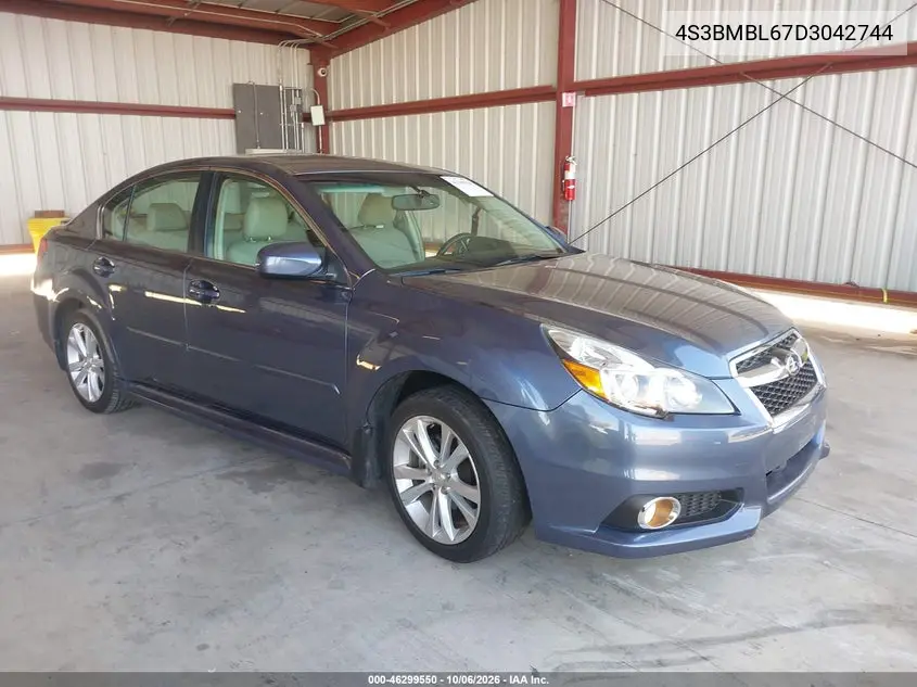 SUBARU LEGACY 2013, VIN 4S3BMBL67D3042744