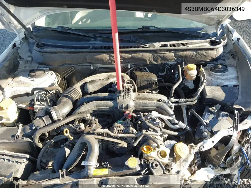 2013 SUBARU LEGACY VIN 4S3BMBC64D3036349 — фото 10