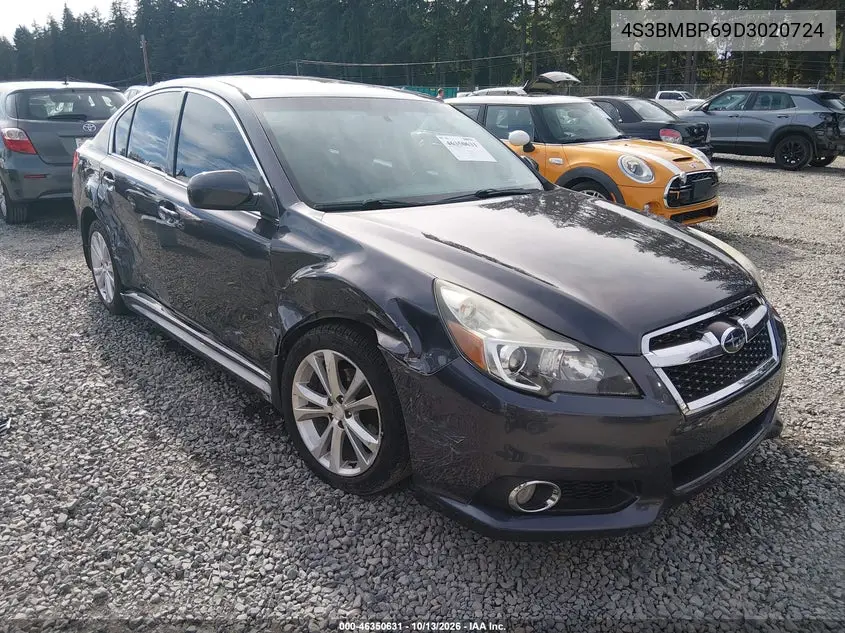 SUBARU LEGACY 2013, VIN 4S3BMBP69D3020724