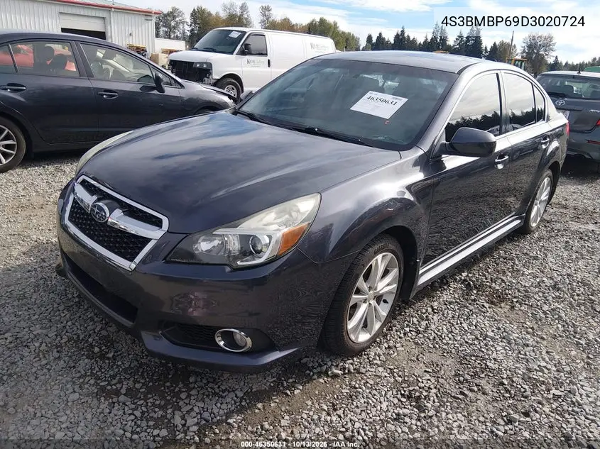 2013 SUBARU LEGACY VIN 4S3BMBP69D3020724 — фото 2