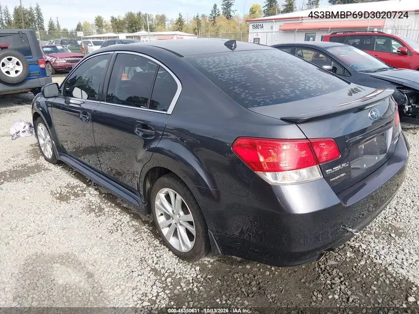 2013 SUBARU LEGACY VIN 4S3BMBP69D3020724 — фото 3