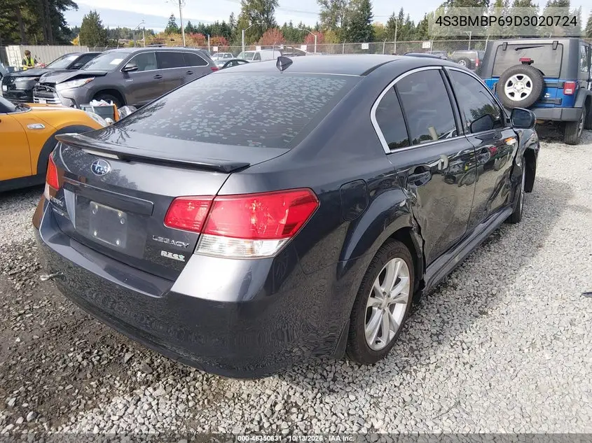 2013 SUBARU LEGACY VIN 4S3BMBP69D3020724 — фото 4