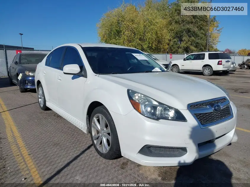 SUBARU LEGACY 2013, VIN 4S3BMBC66D3027460