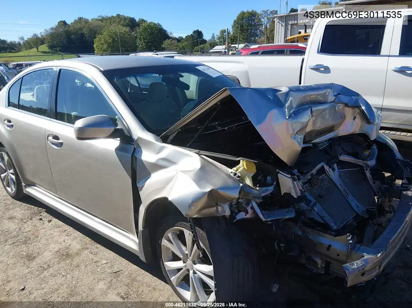 SUBARU LEGACY 2014, VIN 4S3BMCC69E3011535