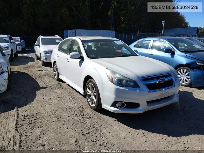 SUBARU LEGACY 2014, VIN 4S3BMBL68E3024528