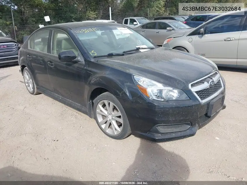 SUBARU LEGACY 2014, VIN 4S3BMBC67E3032684