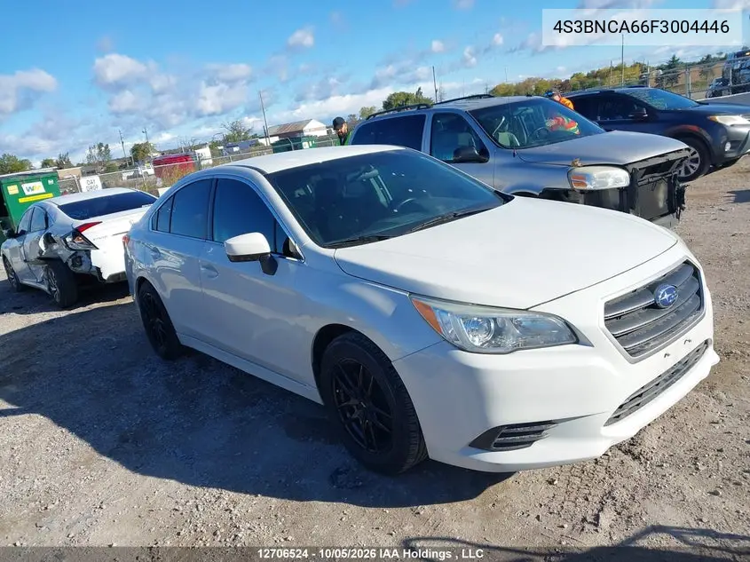 SUBARU LEGACY 2015, VIN 4S3BNCA66F3004446