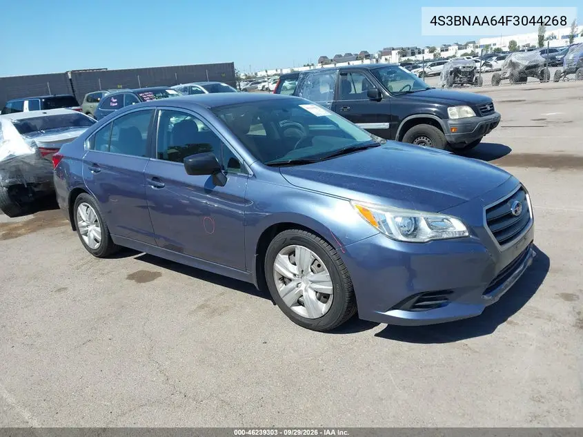 SUBARU LEGACY 2015, VIN 4S3BNAA64F3044268