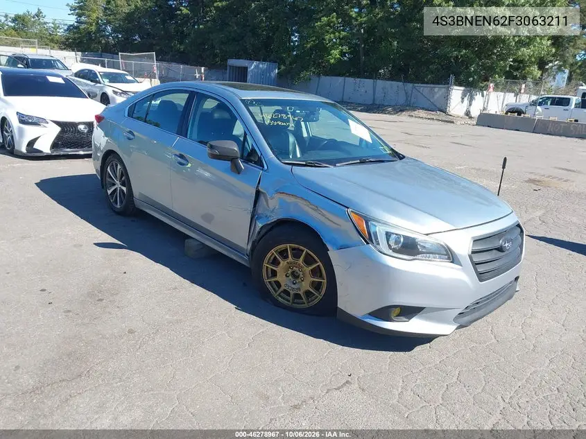 SUBARU LEGACY 2015, VIN 4S3BNEN62F3063211
