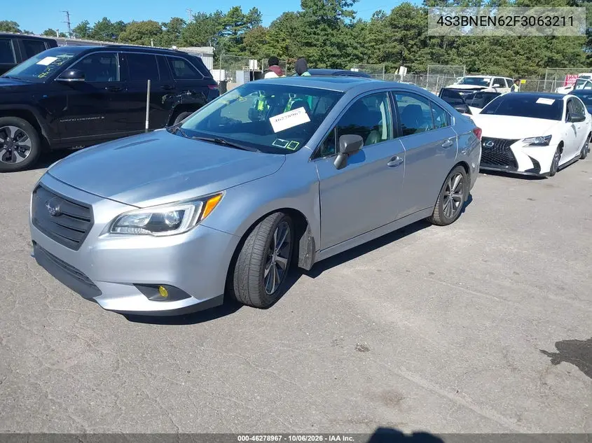 2015 SUBARU LEGACY VIN 4S3BNEN62F3063211 — фото 2