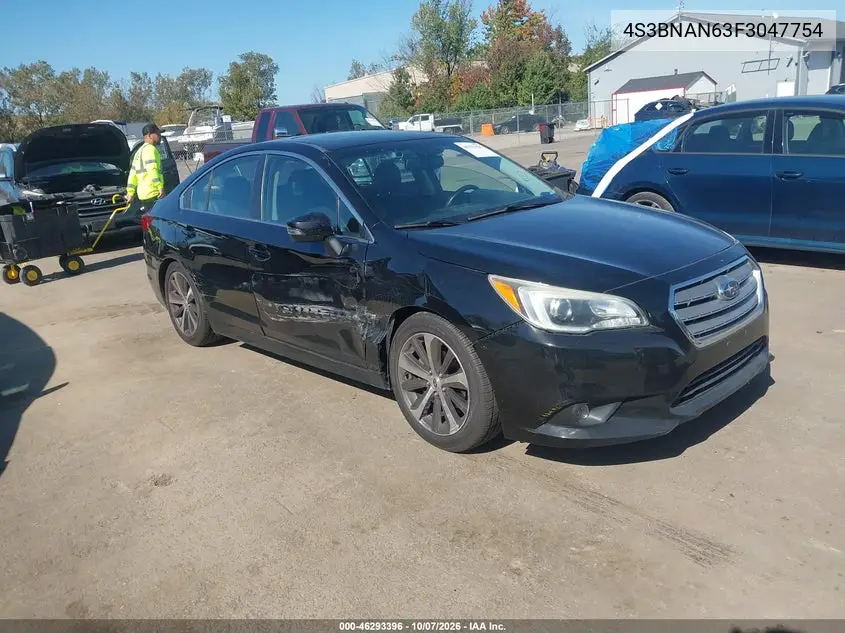 SUBARU LEGACY 2015, VIN 4S3BNAN63F3047754