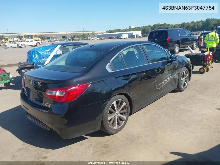 2015 SUBARU LEGACY VIN 4S3BNAN63F3047754 — фото 4