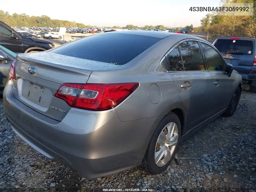 2015 SUBARU LEGACY VIN 4S3BNBA63F3069992 — фото 4