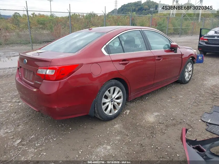 2015 SUBARU LEGACY VIN 4S3BNBE68F3020345 — фото 4