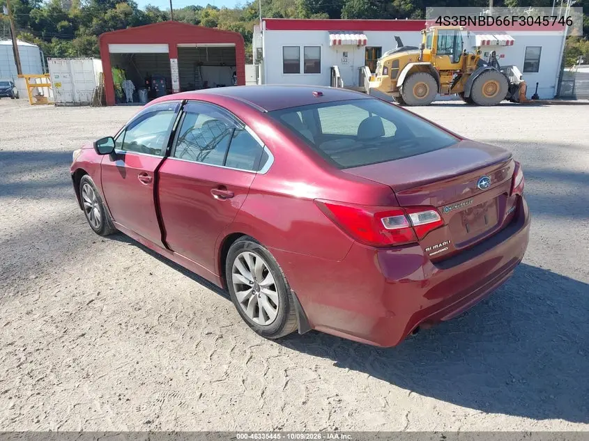 2015 SUBARU LEGACY VIN 4S3BNBD66F3045746 — фото 3