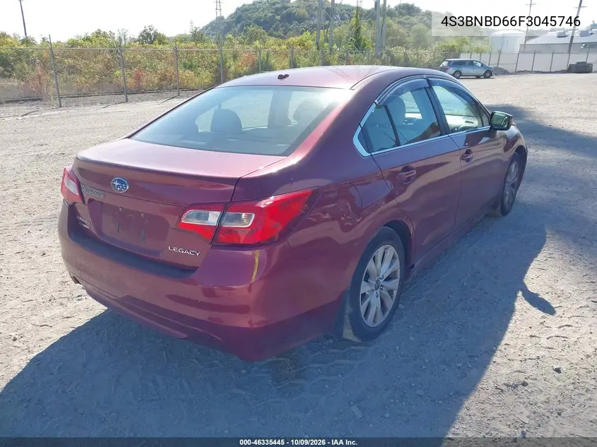 2015 SUBARU LEGACY VIN 4S3BNBD66F3045746 — фото 4