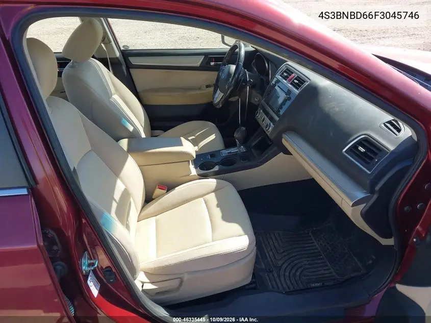 2015 SUBARU LEGACY VIN 4S3BNBD66F3045746 — фото 5